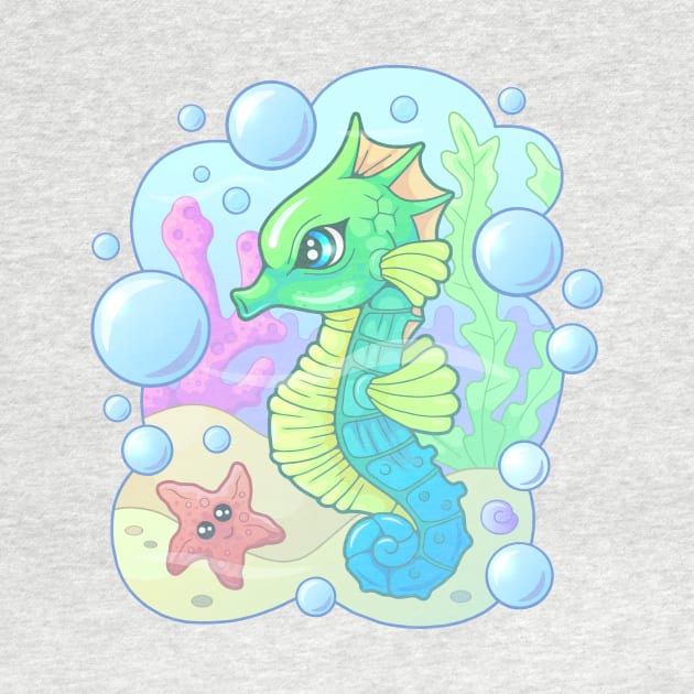 cute little seahorse by YMFargon